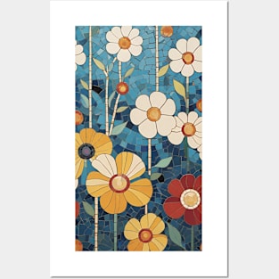 Gustav Klimt's Floral Flourish: Inspired Floral Pattern Posters and Art